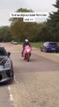 Vidéo postée par le motard Kévin Dufour sur son compte Instagram