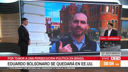 📢 EDUARDO BOLSONARO SE INSTALA EN EE.UU.: DICE ESTAR PERSEGUIDO POLÍTICAMENTE EN BRASIL