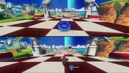 Sonic & All-Stars Racing Transformed online multiplayer - ps3