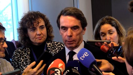 Aznar insta a Pedro Sánchez a convocar elecciones