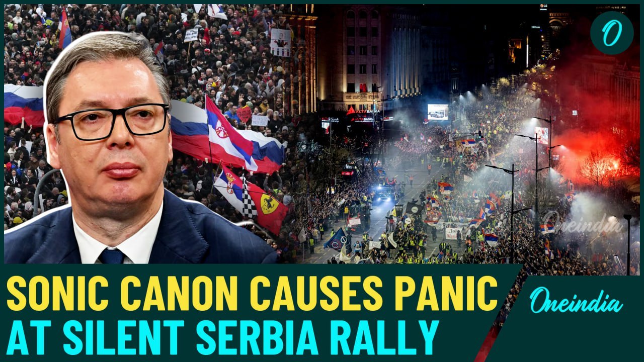 Serbia Anti-Government Protests| Sonic Weapons Used On Peaceful Protesters In Serbia? Shocking Video