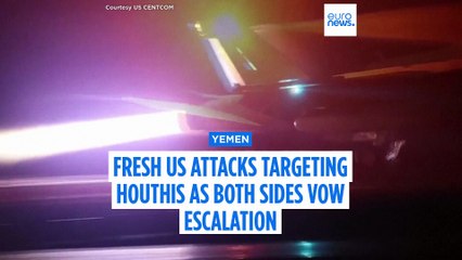 US steps up attacks on Yemen, vowing escalation against Houthi rebels