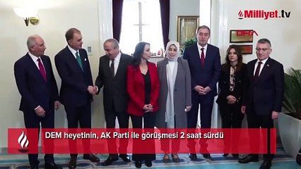 DEM Parti heyetinden AK Parti'ye ziyaret