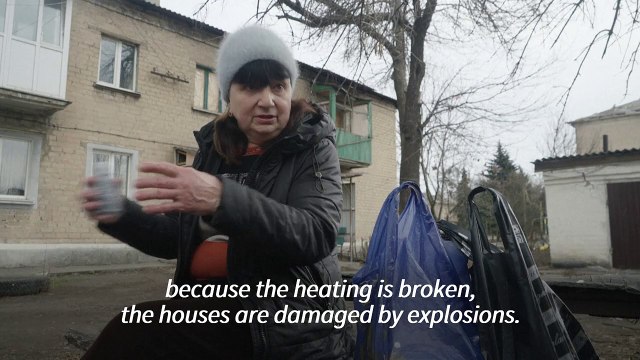 'How could I leave?': woman refuses to leave Ukraine front without her animals