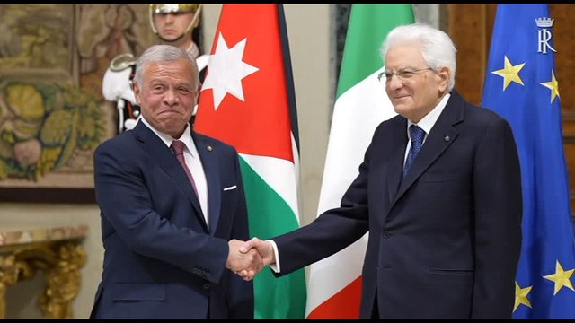 Mattarella riceve re Abdullah II: sostieniamo azione della Giordania