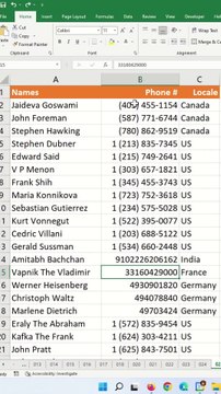 How To Format International Phone Number In Excel - Excel Tips and Tricks