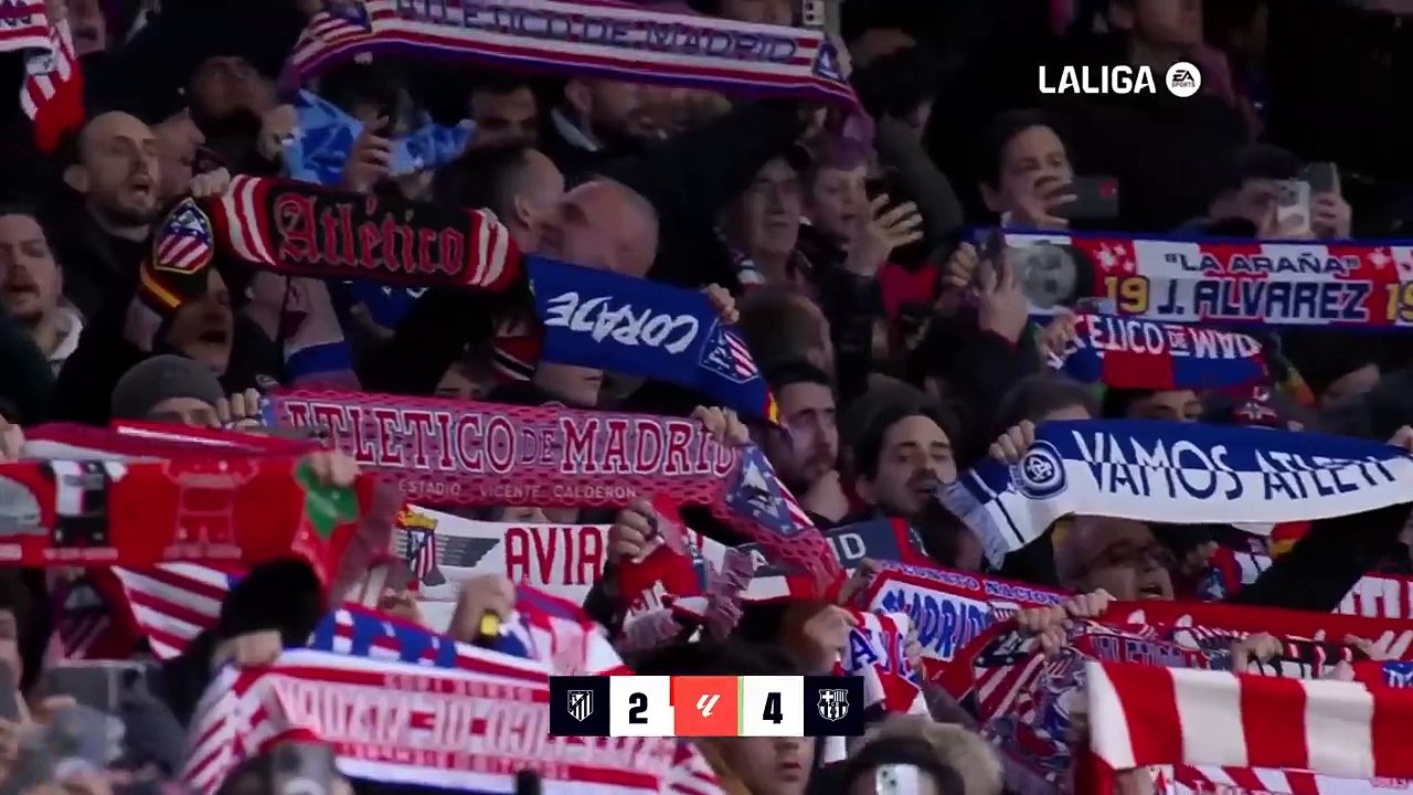 ATLÉTICO DE MADRID 2 - 4 FC BARCELONA I Resumen La Liga
