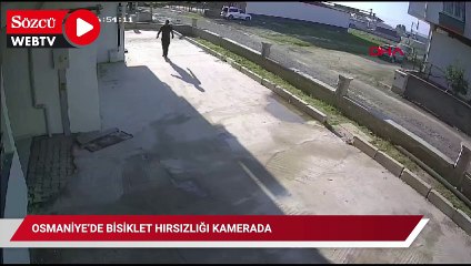 Osmaniye’de bisiklet hırsızlığı kamerada