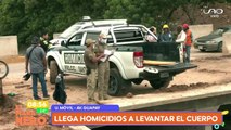 Personal de la Felcc llega al canal de drenaje donde se encontró cuerp