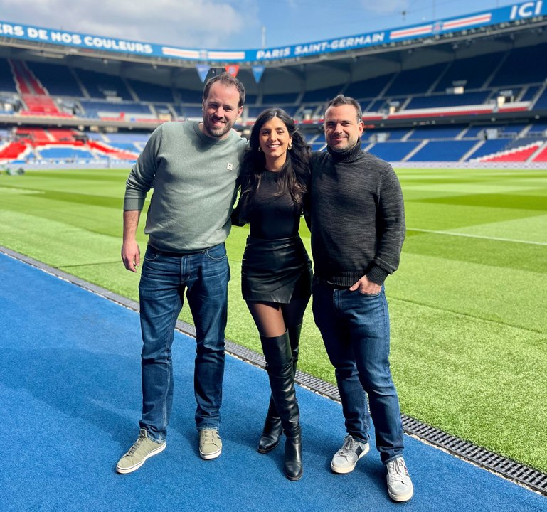 Séverine Parlakou: son "coup de foudre" avec Bixente Lizarazu et Grégoire Margotton (Téléfoot sur TF1)