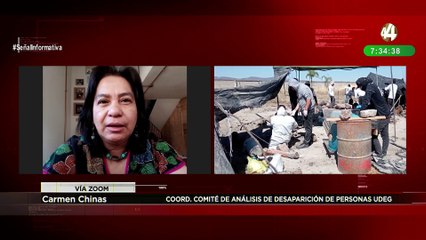 Carmen Chinas menciona exclusión de Guerreros de Jalisco en búsqueda de fosas comunes