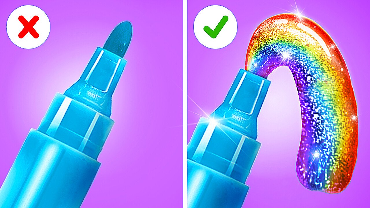 🎨✨ QUICK & CLEVER ART TRICKS! 🖌️ Easy & Creative Hacks for Stunning Artwork by 123GO! 🎭🔥