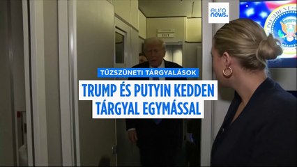 Trump és Putyin kedden tárgyal a tűzszünetről