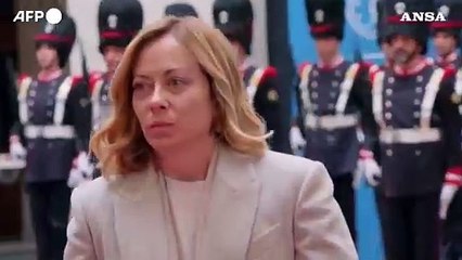 Giorgia Meloni riceve il re di Giordania Abdullah II