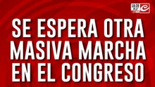 Tras los incidentes del miércoles se espera otra masiva marcha en el Congreso