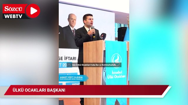 Ülkü Ocakları Başkanı Ahmet Yiğit Yıldırım: Bugün Şam'dayız, Allah izin verirse yarın Kudüs'te olacağız