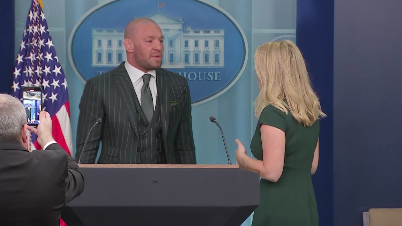 Conor McGregor slams Irish government at White House over immigration crisis