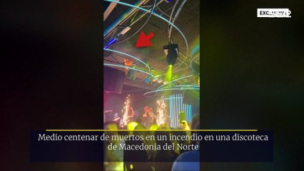 Medio centenar de muertos en un incendio en una discoteca de Macedonia del Norte
