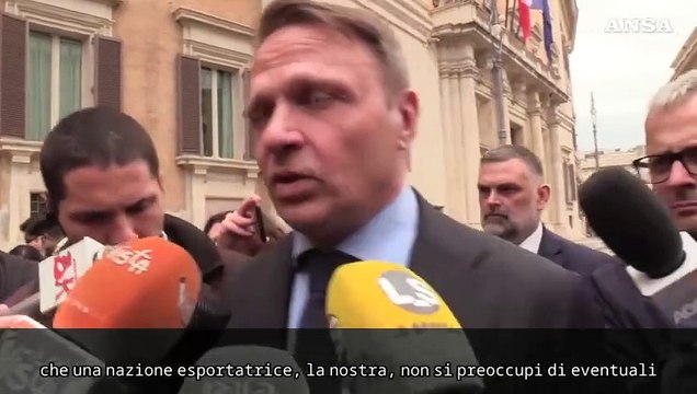 Dazi, Lollobrigida: C'e' preoccupazione ma e' l'Europa che si confronta con partner internazionali