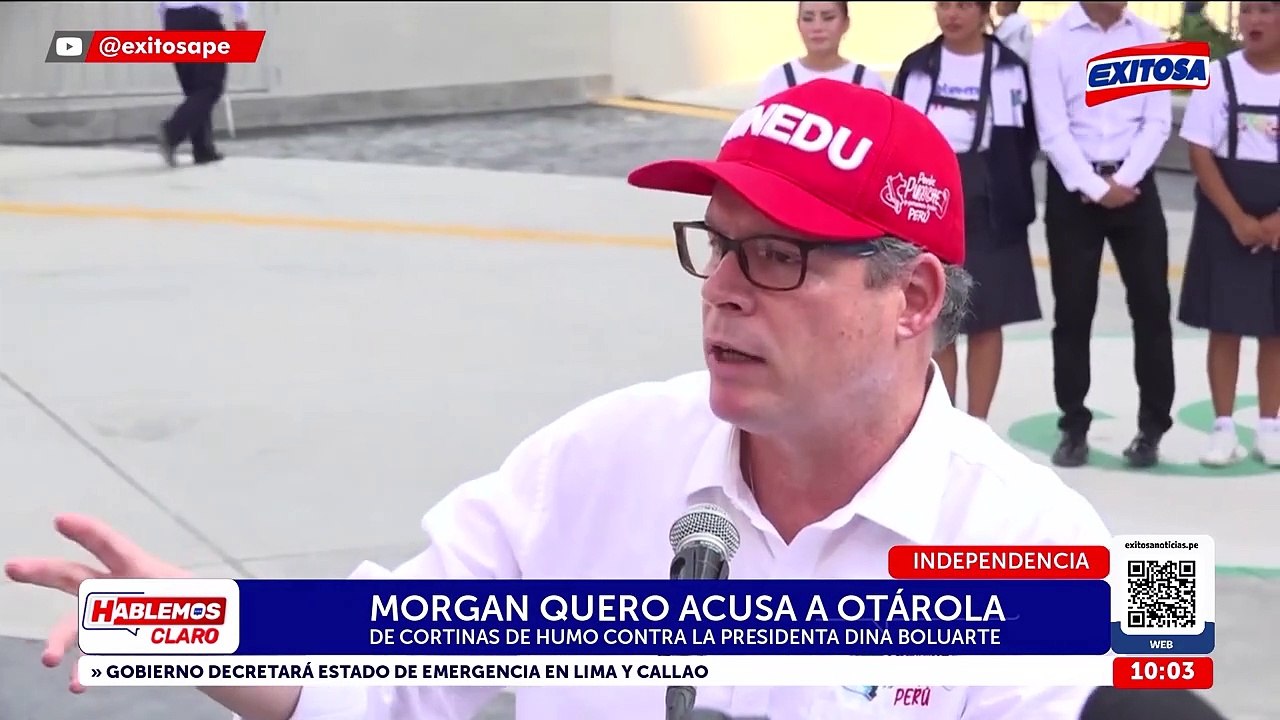 Morgan Quero acusa a Alberto Otárola de supuestas cortinas de humo en contra de Dina Boluarte