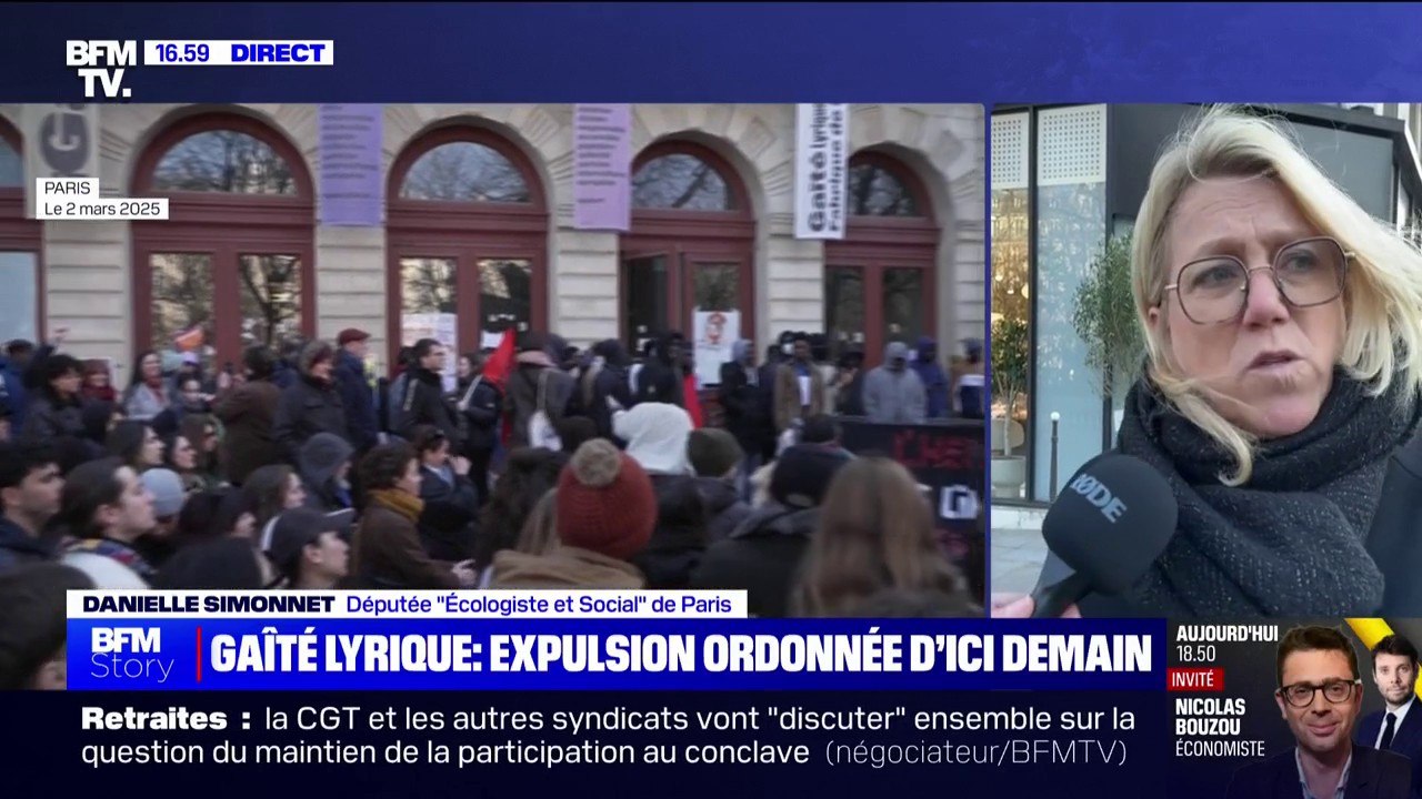 Étrangers mineurs à La Gaîté Lyrique: "Pas d'expulsion sans relogement", réagit Danielle Simonnet (Écologiste et Social)