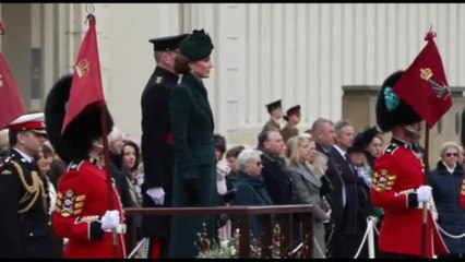 Londra, la principessa Kate alla parata di San Patrizio