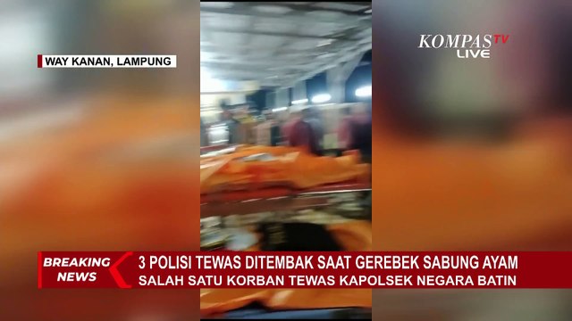 [FULL] Update Terkini 3 Polisi Tewas Ditembak OTK saat Gerebek Judi Sabung Ayam di Lampung