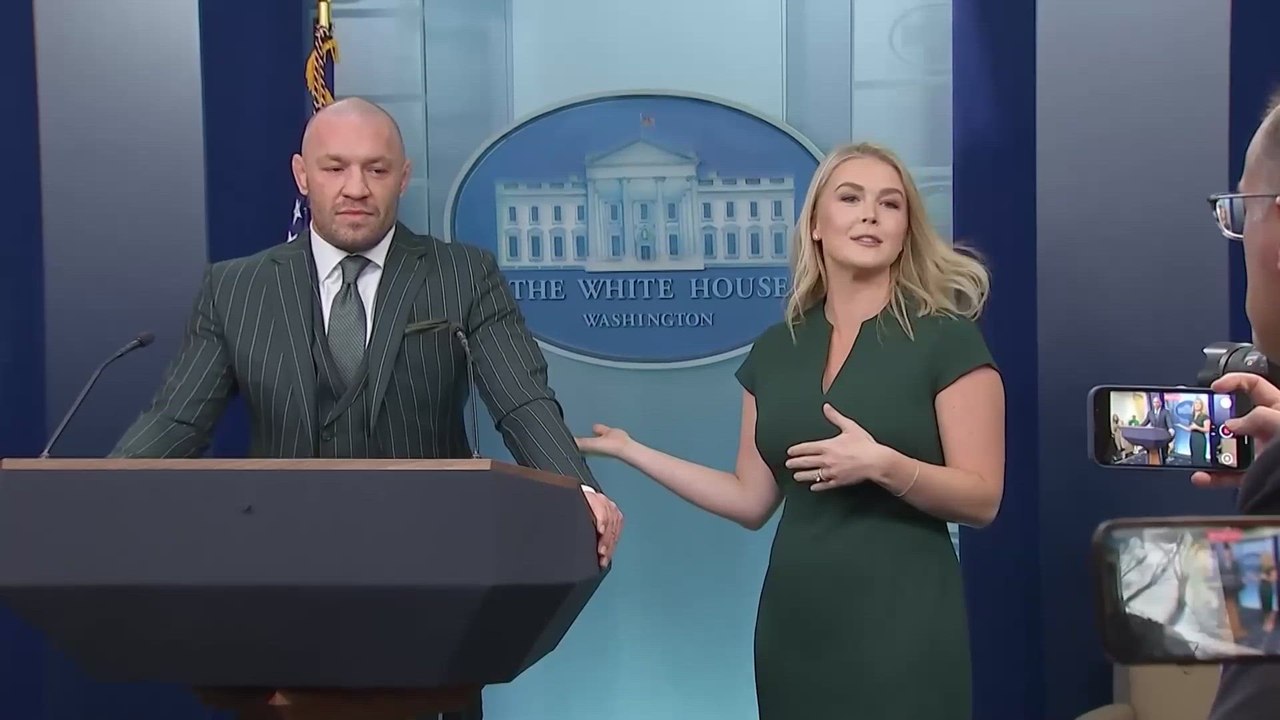 Conor McGregor slams Irish government at White House over immigration crisis