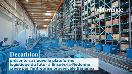 À Ensuès-la-Redonne, Decathlon présente sa nouvelle plateforme logistique du futur créée par Barjane