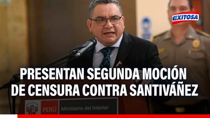 Juan José Santiváñez: Presentan segunda moción de censura contra el ministro del Interior