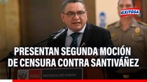 Juan José Santiváñez: Presentan segunda moción de censura contra el ministro del Interior
