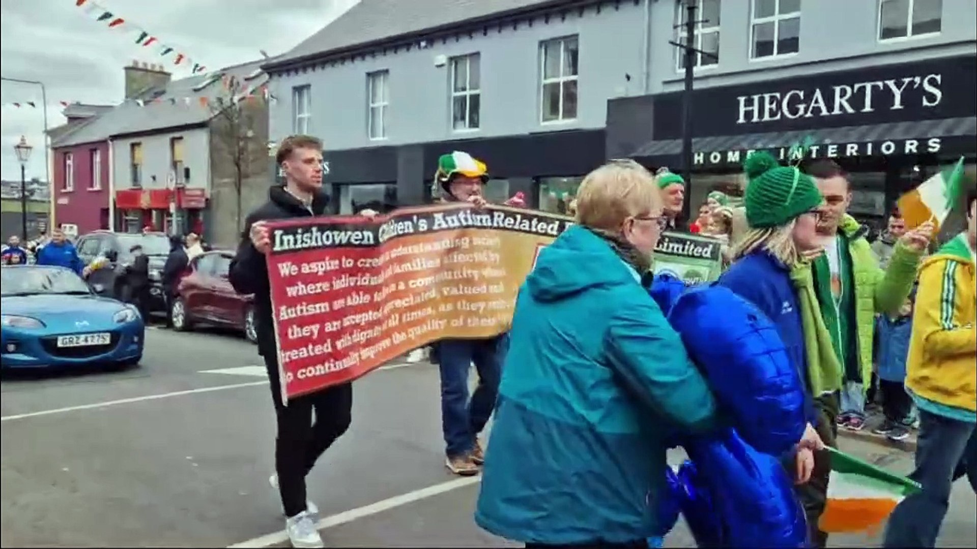 St Patrick's Day parade in Buncrana 2025