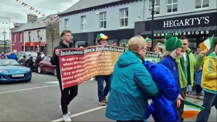 St Patrick's Day parade in Buncrana 2025