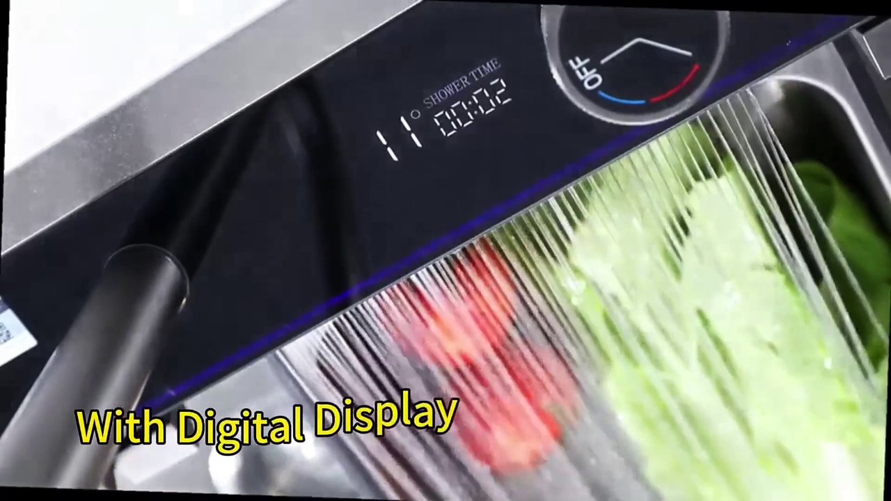 Boilball Kitchen Sink,33x22 Stainless Steel Kitchen Sink Waterfall Kitchen Sink Digital