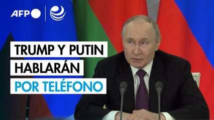 Trump y Putin hablarán por teléfono