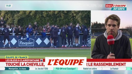 Touché à la cheville gauche, Marcus Thuram quitte le rassemblement  - Foot - Bleus