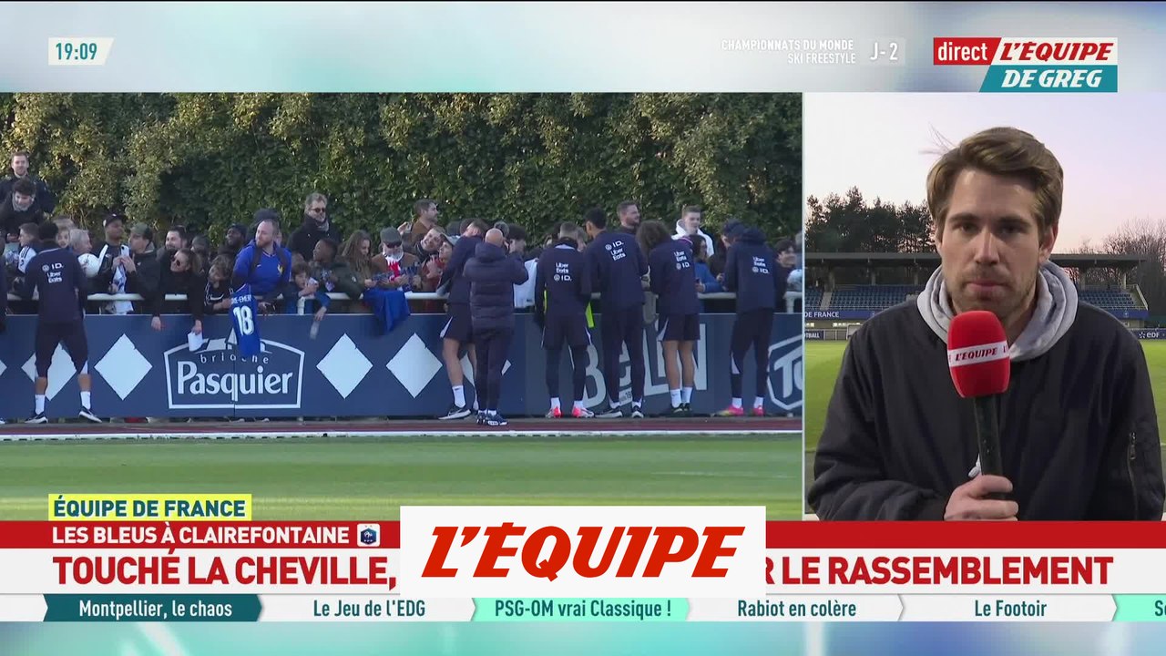 Touché à la cheville gauche, Marcus Thuram quitte le rassemblement  - Foot - Bleus