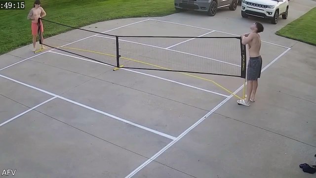 Demonter un filet peut s'averer très risqué