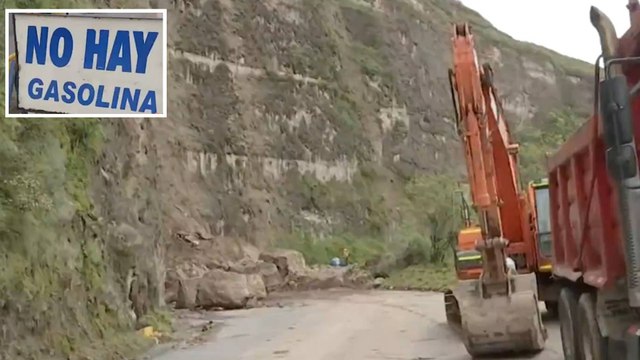 Estaciones de gasolina comienzan a cerrar por derrumbe en la vía Panamericana: esto se sabe