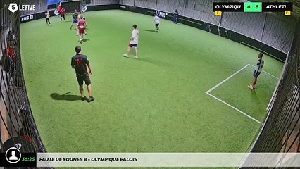 Faute de Younes B - Olympique Palois
