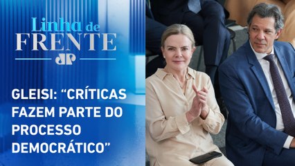 Gleisi Hoffmann elogia Haddad: “Conduz bem a economia”  | LINHA DE FRENTE