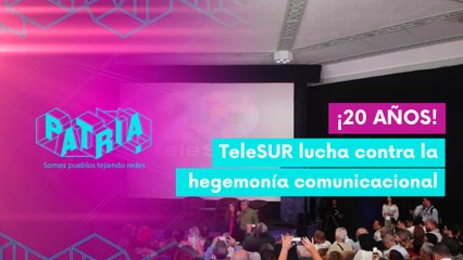 Coloquio patria destaca labor de la multiplataforma teleSUR