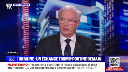 Guerre en Ukraine: "Il ne faut pas trop attendre de la réunion de demain", affirme l'amiral Jean-Louis Vichot