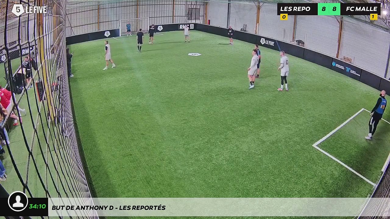 But de Anthony D - Les ReportÉs
