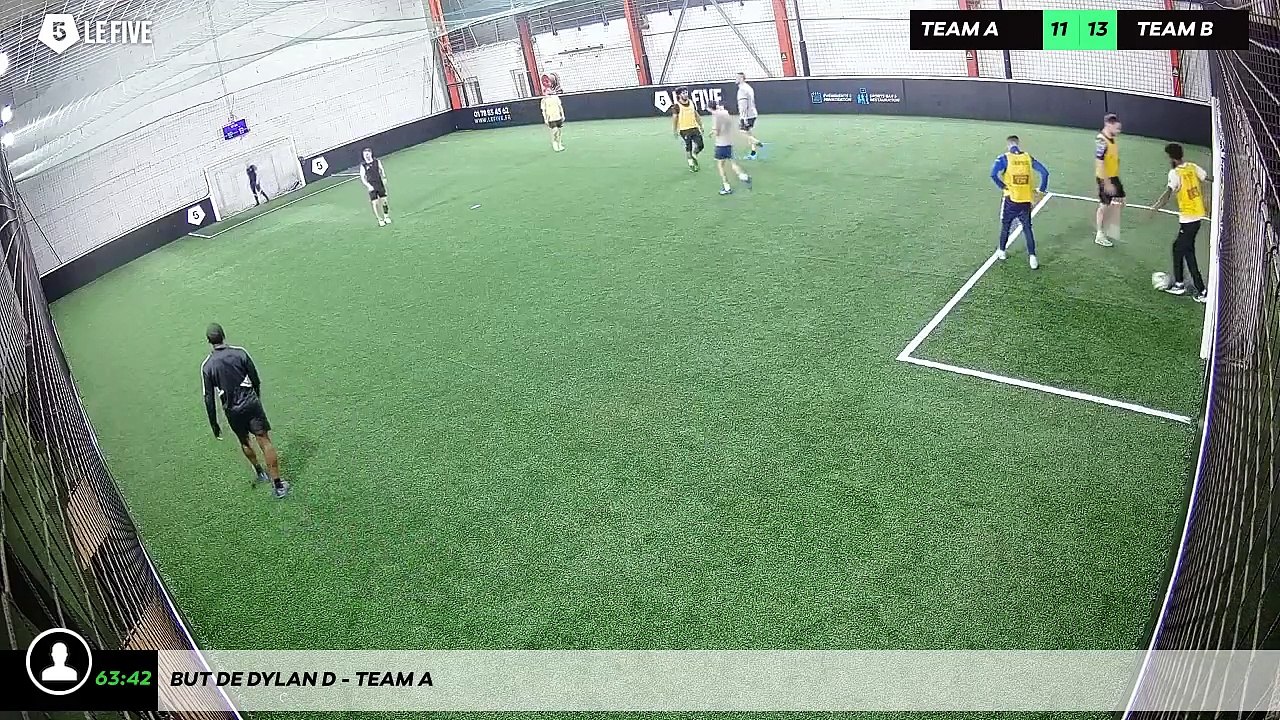 But de Dylan D - Team A
