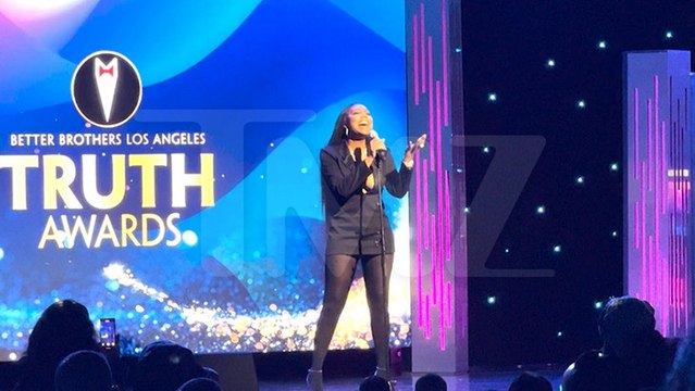 Tamar Braxton Belts Out A Song Onstage At the 'Truth Awards'
