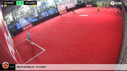 Faute de Paul W - FC LARNY