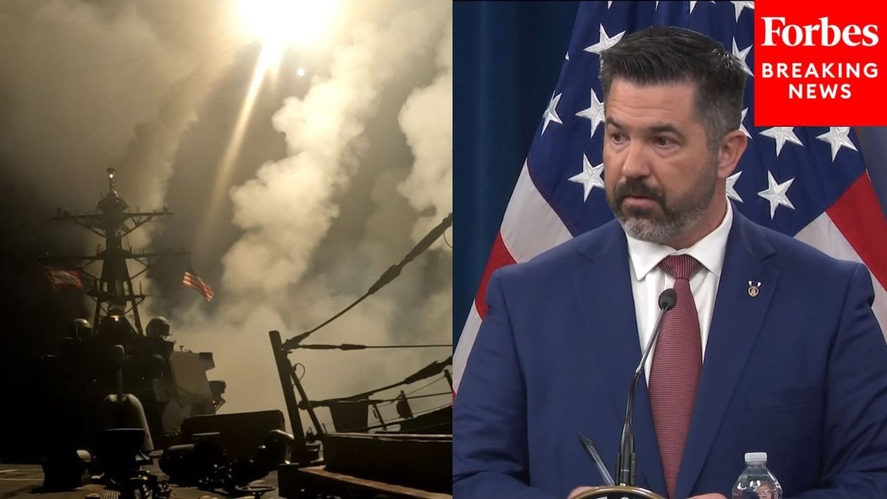 Pentagon Press Secretary Sean Parnell Holds First Briefing After US Strikes Houthi Targets
