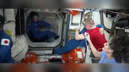 SpaceX Rescue Crew Pranks Astronauts Ahead of Return