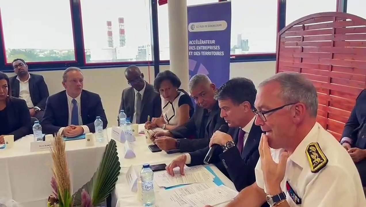 [GUADELOUPE] Manuel Valls à la rencontre des acteurs et fédérations économiques locales
